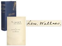 Ben-Hur: A Tale of the Christ Signed by Author Lew Wallace -- With JSA COA